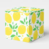 Gelbe Zitronen, frisch 3 Geschenkschachtel (Vorderseite)