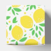 Gelbe Zitronen, frisch 3 Geschenkschachtel (Oben)