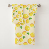 Gelbe Zitronen, frisch - Badhandtuch Set (Insitu)
