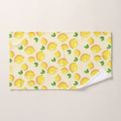 Gelbe Zitronen, frisch - Badhandtuch Set (Handtuch)