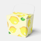 Gelbe Zitronen, frisch - Geschenkschachtel (Vorderseite)