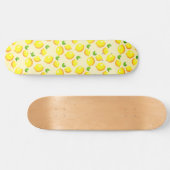 Gelbe Zitronen, frisch - Skateboard (Horizontal)