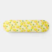 Gelbe Zitronen, frisch - Skateboard (Horizontal)