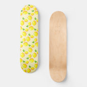 Gelbe Zitronen, frisch - Skateboard (Vorderseite)