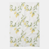 Gelbe Zitronen Frucht Geschirrtuch (Vertikal)