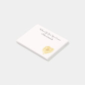 Gelbe Zitronen Frucht   Post-it Klebezettel (angewinkelt)