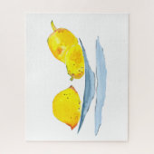 Gelbe Zitronen Fruchtkunst Puzzle (Vertikal)