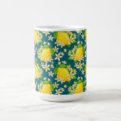 gelbe Zitronen Kaffeetasse (Mittel)