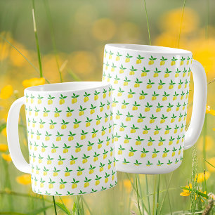 Gelbe Zitronen  Kaffeetasse