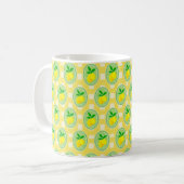 Gelbe Zitronen Kaffeetasse (Vorderseite Links)
