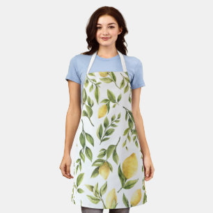 Gelbe Zitronen Sorrento Mittelmeer-Junggesellinnen Schürze