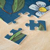Gelbe Zitronen: tropisches Fruchtmuster. Puzzle (Seite)