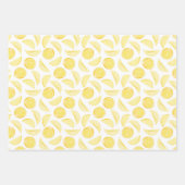 Gelbe Zitronen und Limonen auf dem Weinberg Geschenkpapier Set (Vorderseite 3)