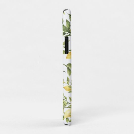 Gelbe Zitronenbräune Mittelmeerisches Brautparty Case-Mate iPhone Hülle (Hinten/Rechts)