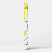 Gelbe Zitronenfrüchte handgezeichnete Abbildung Case-Mate iPhone Hülle (Rückseite / Links)