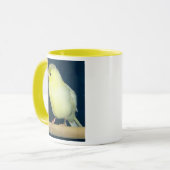Gelbe zitronengelbe Tasse (Vorderseite Links)