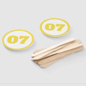 gelbe Zollnummer Fächer (Non-assembled)