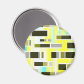 Gelbe Zusammensetzung Magnet (Vorderseite/Rückseite)