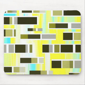 Gelbe Zusammensetzung Mousepad