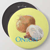 Gelbe Zwiebel Button (Vorne & Hinten)
