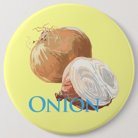 Gelbe Zwiebel Button (Vorderseite)