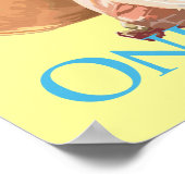 Gelbe Zwiebel Poster (Ecke)