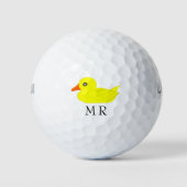 Gelbente Mit Monogramm Golfball (Vorderseite)