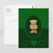 Gelbente Postkarte (Vorne/Hinten)