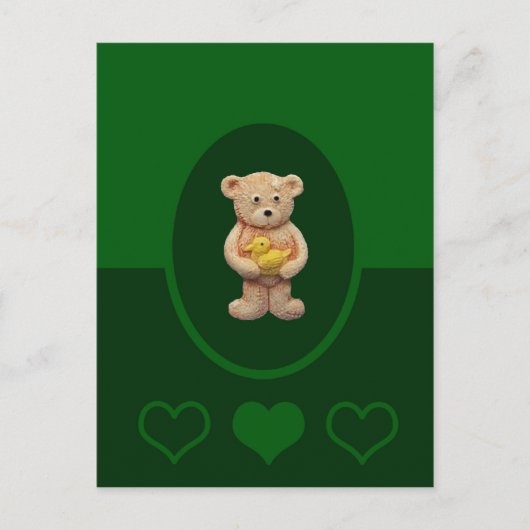 Gelbente Postkarte (Vorderseite)