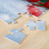 Gelbente Weihnachtsmannmütze Puzzle (Seite)