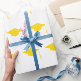 Gelber Abschluss, einfach Geschenkpapier