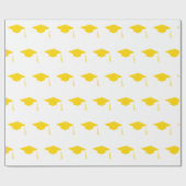 Gelber Abschluss, einfach Geschenkpapier (Flach)