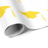 Gelber Abschluss, einfach Geschenkpapier (Rolleneckpunkt)