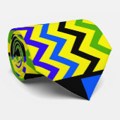 Gelber Afrikanischer Kente Tuch Neck Tie Krawatte (Gerollt)