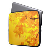 Gelber Ahorn-Laptop-Sieb Laptopschutzhülle (Vorderseite Links)