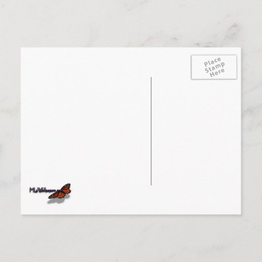 Gelber Ahornblätterblättriger Ahornblättriger, gef Postkarte (Rückseite)