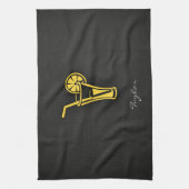 Gelber Amber Cocktail Handtuch (Vertikal)