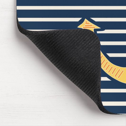 Gelber Anker Mousepad (Ecke)