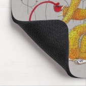 gelber Anteater Mousepad (Ecke)