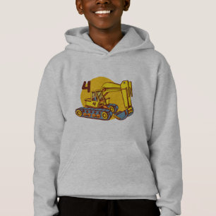 Gelber Bagger - 4. Geburtstagsgeschenk Hoodie