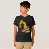 Gelber Bagger T-Shirt (Vorne ganz)