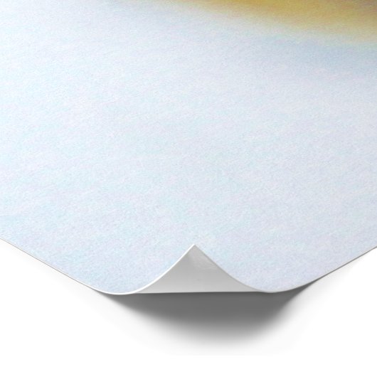 Gelber Ball Python Head Poster (Ecke)