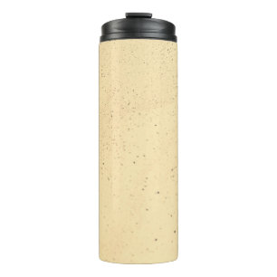 Gelber Bananensand Thermosbecher