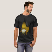 Gelber Barsch - Fischkopf T-Shirt (Vorne ganz)
