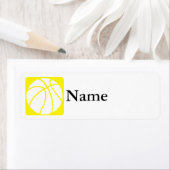 Gelber Basketball (Insitu)