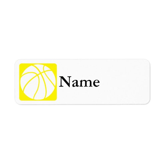 Gelber Basketball (Vorne)