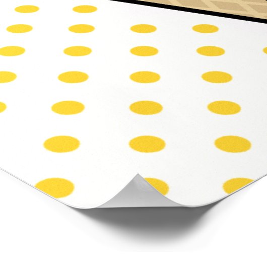 Gelber Bernsteineis Poster (Ecke)