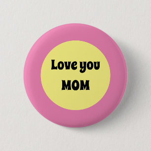 Gelber Big Dot Button