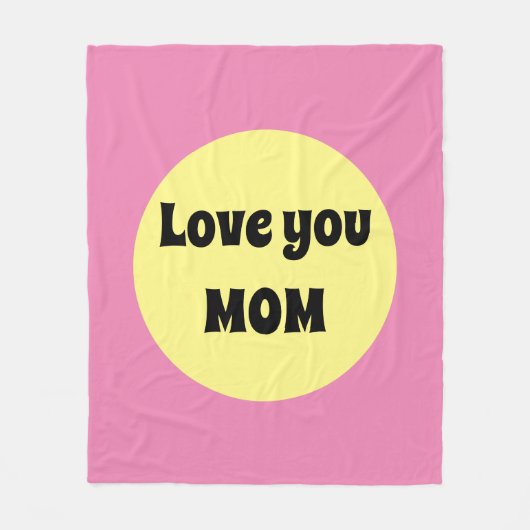 Gelber Big Dot Fleecedecke (Vorderseite)