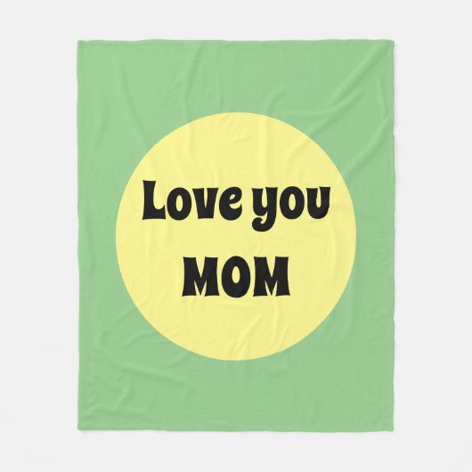 Gelber Big Dot Fleecedecke (Vorderseite)